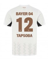 Bayer Leverkusen Edmond Tapsoba #12 Venkovní Dres 2024-25 Krátký Rukáv